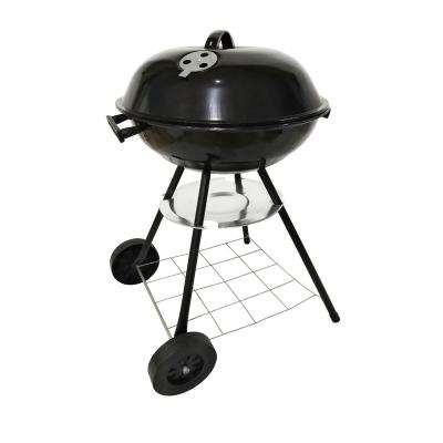 China High Quality Adjustable Black Portable BBQ Grill Cart Size Outdoor Camping Picnic Charcoal Grill for sale