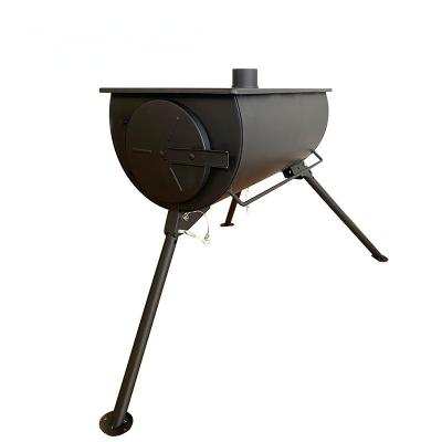 China Outdoor Portable Folding Stove Stove Preferred Steel Plate Tent Heater Camping Picnic Stove Camping Firewood Stove for sale