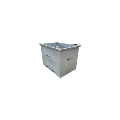 China Customized Size Barrel Hot Dip Warehouse Hot Dip Galvanized Galvanized Iron Bucket Trash Can For Cold Storage for sale