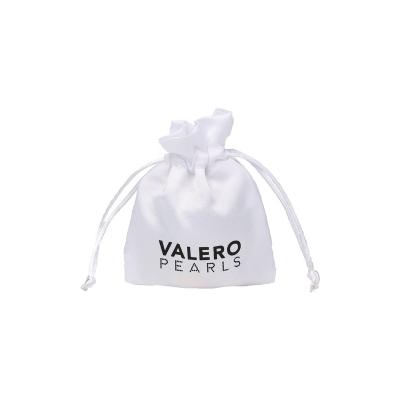 China New Arrival Logo Confectionery Jewelry Satin Pouch Custom Made High End Practical Customizable Gift White for sale