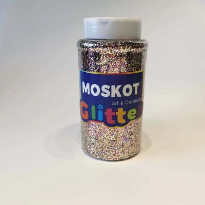 China PET MOSKOT Glitter For Stationery Purpose Crafts Decor Wholesale Fine Multicolor Shaker Jar Bottles 1 Pound Mix Glitter for sale