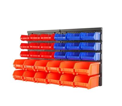 China To Hold Shop Tools In Storage Bins Order Mounted Parts Rack 30PC Bin Organizer Plastic Shop Garage Tool, Tools For Men Tools Gift for sale