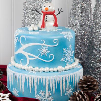 China Disposable Cake Oven Mat Winter Snowflake Lace Mat Icing Paste Silicone Cable Sugar Safe Lace for sale