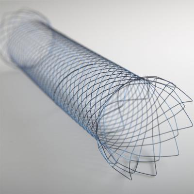 China Super Elastic Ni-Ti Alloy Wire Medical TTS Duodenal Stent With Delivery System for sale