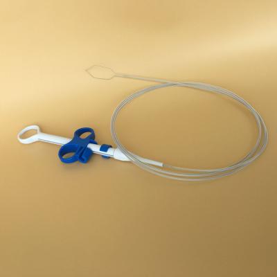 China Metal and plastic disposable rotary electrosurgical polypectomy snare for sale