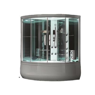 China Modern Luxury Bathroom For Sale 2 Person Steam Shower Enclosure With Whirlpool Bath Shower Steam Bath for sale