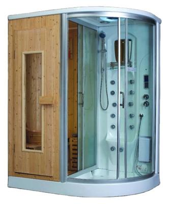 China Modern Classic Luxury Steam Sauna Combination Shower Sauna Combines Saturated Steam And Dry Sauna Steam Baths for sale