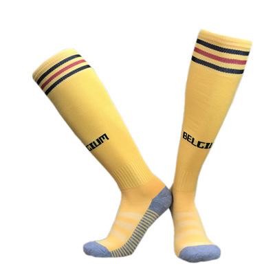 China Germany France England Argentina National Team Breathable European Cup Socks Towel Thick Non-slip Soccer Socks for sale