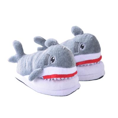 China CUSHIONING EXROTOY Customizable Slippers Eat Your Feet Cute And Funny Shark Slippers Plush Slippers for sale