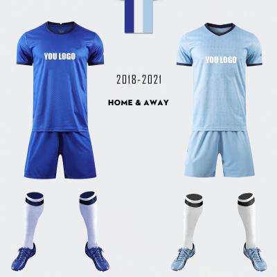 China 2018-2021 High Quality Customized QUICK DRY Light Panel Training Wear Soccer Jersey Football Jersey for sale