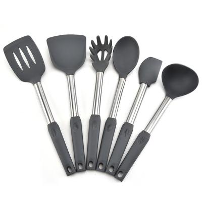 China Universal Hot Selling Multifunctional OEM Viable Six Pieces Battery Set Kitchen Cookware Silicone for sale