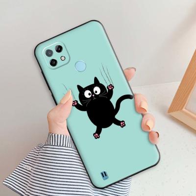 中国 OPPO Realme C21ソフト・セルの電話保護カバーによっては様式が開花する 販売のため