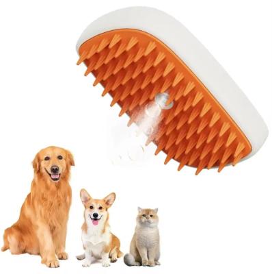 Κίνα Wholesale 3 in 1 Pet Electric Cat Dog Steamy Brush Grooming Comb With Electric Spray Anti Flying Floating Cat Steam Brus προς πώληση