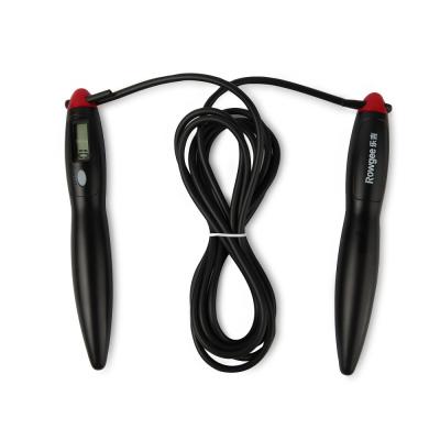 China PVC Jump Rope Adjustable Rope Length JP-100 LCD Counter Panel Skipping Rope For Fitness Exercise for sale