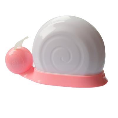 China Star Night Light Modern Snail LED and Baby Kids Night Lights with 7 Difference Color Silicone Night Light Product for sale