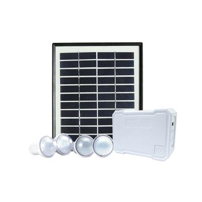 China Home Rechargeable House Converting Full -Grid Sun LED Light Commercial Solar System Kit For Home for sale