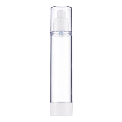 China Original factory 15ml 30ml 50ml 80ml 100ml 120ml cosmetic airless bottle with pump sprayer for sale