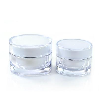 China Factory Direct Acrylic Cosmetic Jar 30g Acrylic Cosmetic Cream Jar for sale