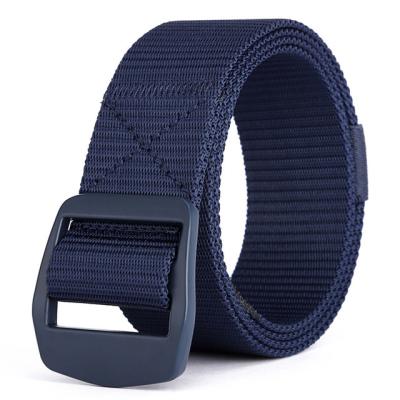 China Wholesale Military Nylon Belt Mens Quick Release Sports Woven Tactical Belt With Alloy Buckle for sale