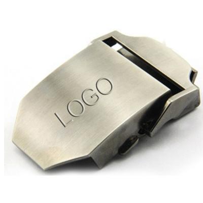 China Eco-friendly.durable.nickel Free Custom Engraving Embossing Printing Logo Zinc Alloy Military Automatic Belt Buckle For Men for sale