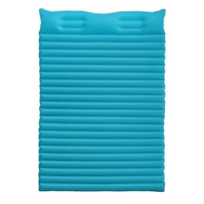 China New Foldable Lightweight TPU Air Mattress Waterproof Ultralight Mat With Pillow Outdoor Camping Sleeping Bed Wholesale for sale