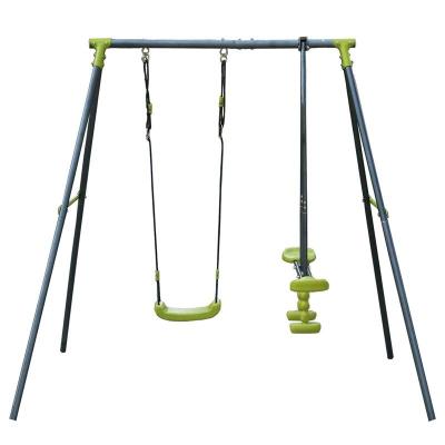 China Leisure occasion high quality children playground swing seasaw yard outdoor playground set for sale