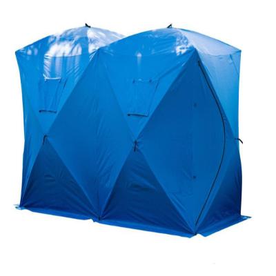 China Hot Selling Portable Waterpoof Winter Fishing Tent for 6-8 People Outdoor Tent for Wilderness Camping and Ice Fishing for sale