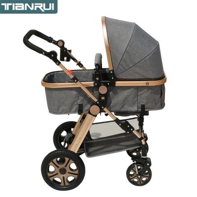 China Easy Folding Portable Baby Stroller 3 in 1 Baby Stroller Pram Tianrui for sale