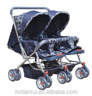 China Tianrui Adjustable Baby Twin Stroller For 2 Baby OEM Factory for sale