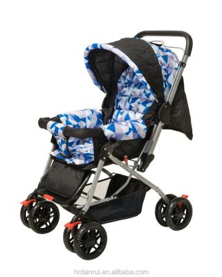 China steel & Polyester & wholesale cotton child stroller with adjustable universal footrest for sale