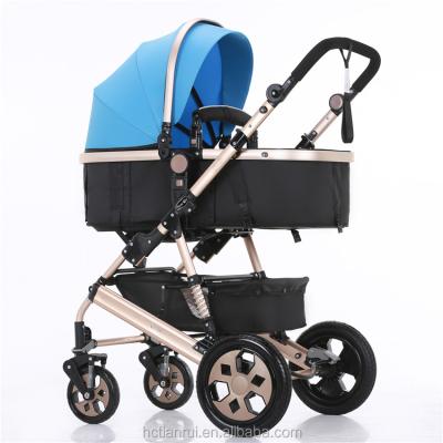 China Easy Folding Portable Baby Walker Tianrui Stroller Baby Prams With Big Tires for sale