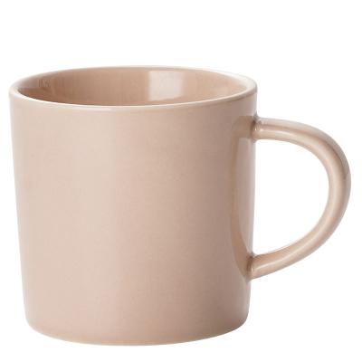 China Color Glaze Porcelain Water Milk Tea Mug 250ml For Business Gifts And Custom Design for sale