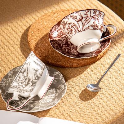 China Tipo cerámico porcelana 2024 año copa 200ml año chino taza regalo taza de café y plato en venta