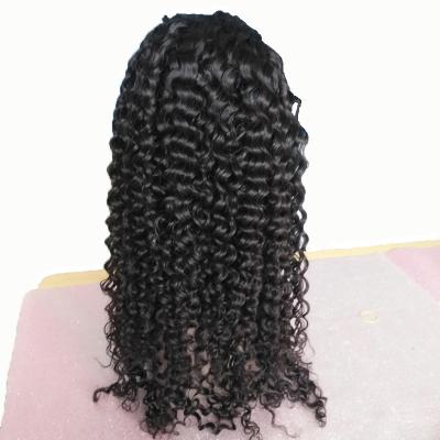 China Swiss Curly HD 13x4 Lace Front Wig Long Silky Kinky Curly Lace Frontal Hair Wigs Pre Plucked Brazilian Remy Hair With Baby Hair for sale