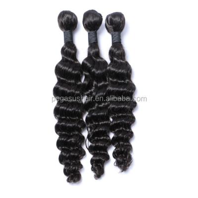 China Deep Wave Hair Deep Wave Hair Bundle 10 Grade A Double Use Brazilian Hair Weft Wholesale Price Machine Non Shedding and Non Tangle for sale