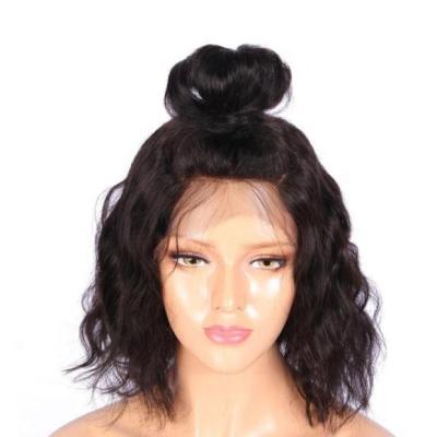 China Regular Wave 13x4 Lace Front Wig Pre-Plucked Brazilian Baby Hair Hair Fast Shipping Natural Color for sale