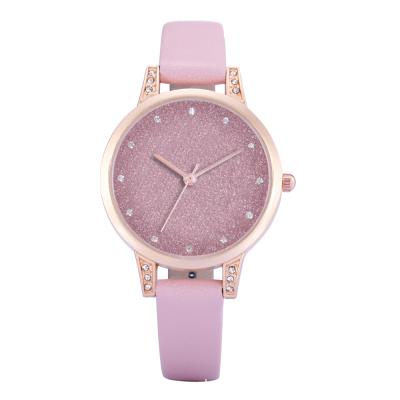 China Factory Wholesale Women's Watch Rebirth-018 Diamond Leather Strap Rebirth Brand Women's Hand Watches Big Face Luxury Wristwatch For Lady for sale