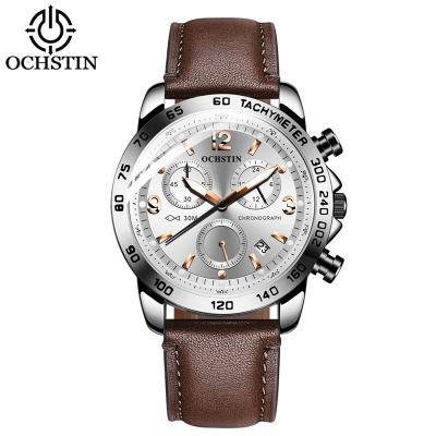 China Stylish Date OCHSTIN 6123A Stainless Steel Case Men Wristwatches Best Quartz Automatic Male Wristwatches Synchronize for sale