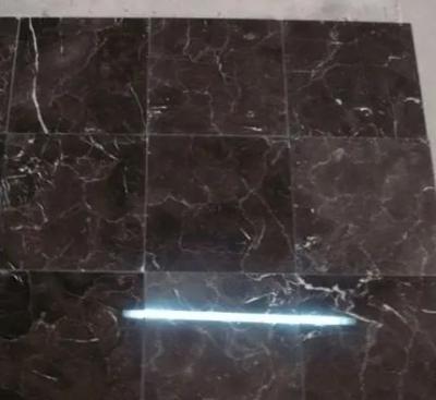 China Modern China Dark Emperador Vitrified Dark Brown Vein 60x60 Polished Marble Living Room Flooring Tiles for sale