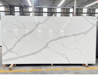 China Durable Prefab Quartz Countertops Kitchen Tops Artificial Stone Worktop Quartz Counter Slabs for sale