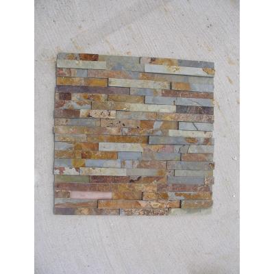 China Traditional Slate Stone Wall Panels Flexible Thin Laminate for sale