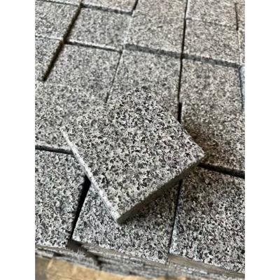 China Chinese Sesame 10x10 Modern Black Granite Stone Blocks Cobblestone Small Block Paving Cobblestones Granite for sale