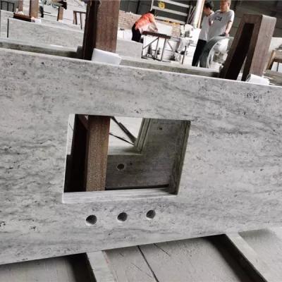 China Natural Modern Kashmir White Granite Granite Slab Stone For Kitchen Countertops Bathroom Vanity Tops Basin Sink for sale