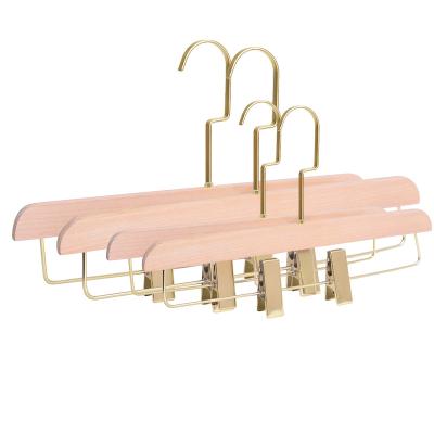 China Minimalist Wooden Hangers for Traditional Hanger Wooden Product Fabrics Product Kids Coat Hanger Luxury High Quality Wooden Garment Rack for sale