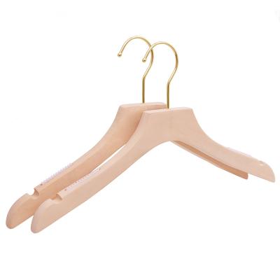 China Wholesale 11inch Lotus Wood Bottom Hanger For Minimalist Solid Pants And Trousers Coat Hanger Custom Cheap Price Logo Hanger Product for sale