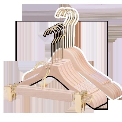 China Viable High Quality Classic Dress Hanger Hangers With Logo Hanger Storage Home Rack 2022 Wholesale Customized Logo Hair for sale