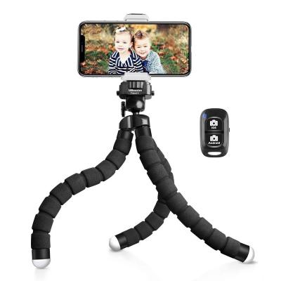 China Hot Selling Portable Flexible Sponge Octopus Flexible Tripod for iPhone and Other Mobile Phone Smartphone Holder for Gopro Camera Accessory for sale