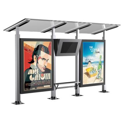 China Customized Vanity Shelter Stop LC Indoor or Outdoor Poster Scrolling Customized Vanity Shelter Stop for sale