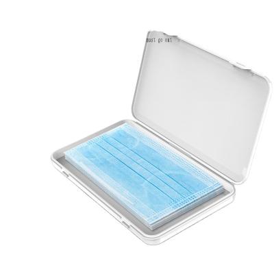 China Viable Wholesale Plastic Small Face Organizer Holder Masking Storage Box for sale