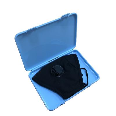 China Recycled Materials OEM Product Safe Colored Portable Plastic Face Masked Storage Crate for sale